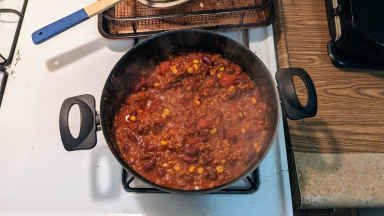 Homemade Ground Turkey Chili